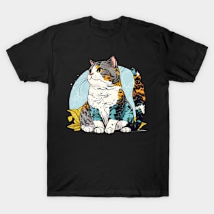 Beautiful Cat Vintage - Cat Lover T-Shirt